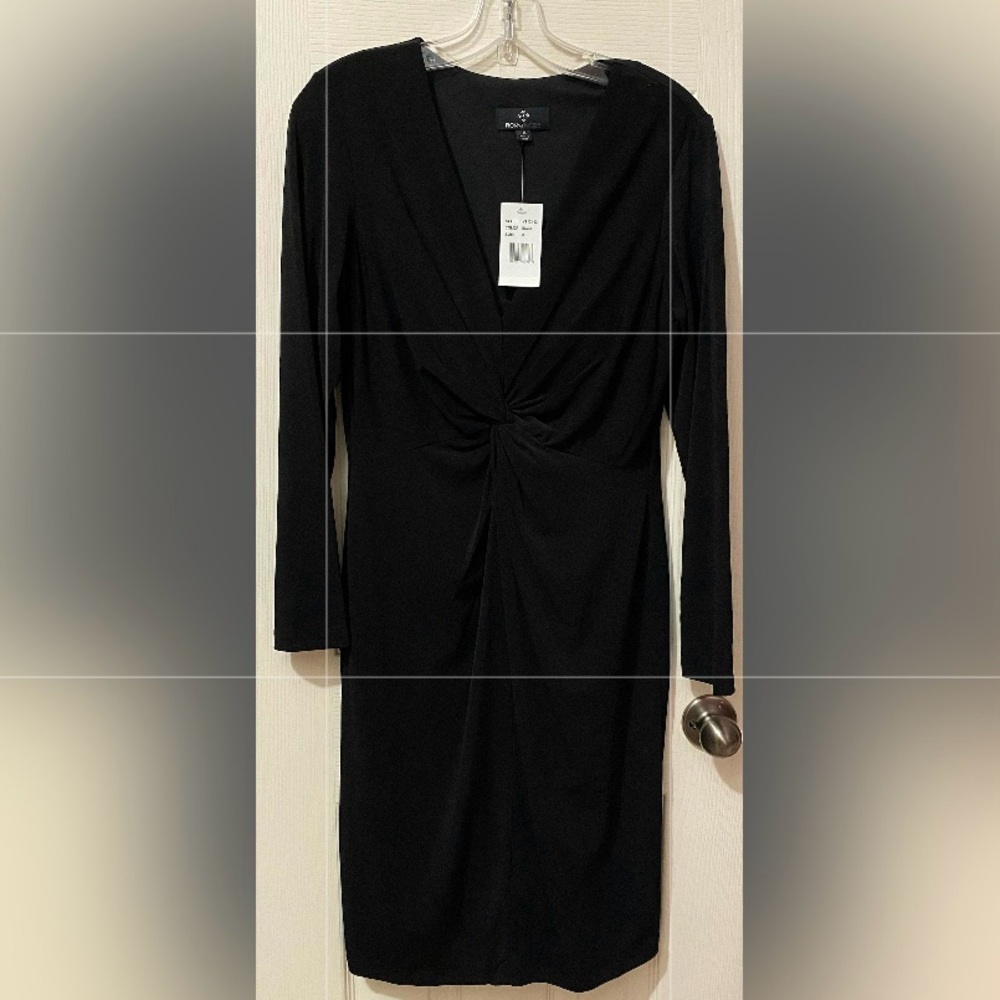 NWT black dress, Ronni Nicole, size 8, classic black dresses